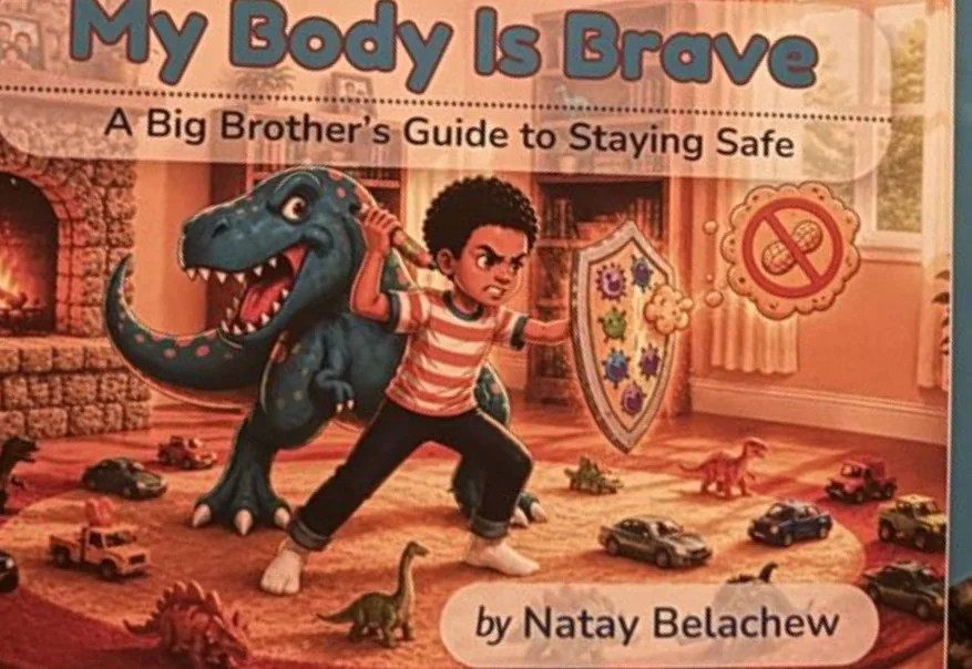 Cover of My Body Is Brave: A Big Brother's Guide to Staying Safe, by Natay Belachew